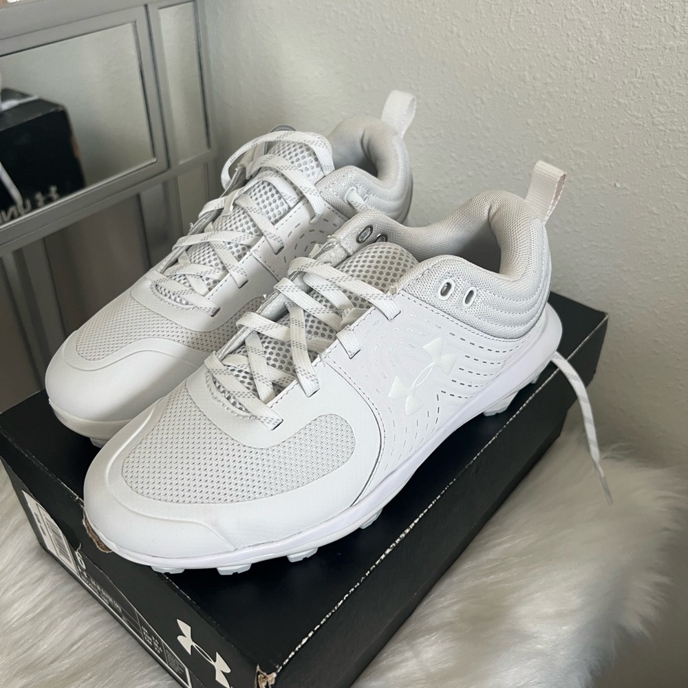 Under armour girl golf shoes sneakers 6